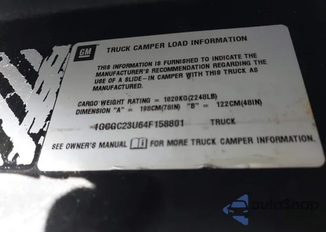 2004 Chevrolet Silverado 2500 Ls from USA, damaged, VIN 1GCGC23U64F158801